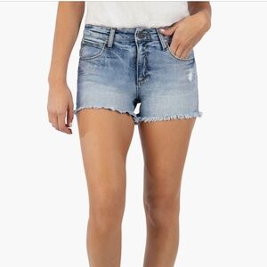 Kut from the Kloth Faded Blue Jean Shorts